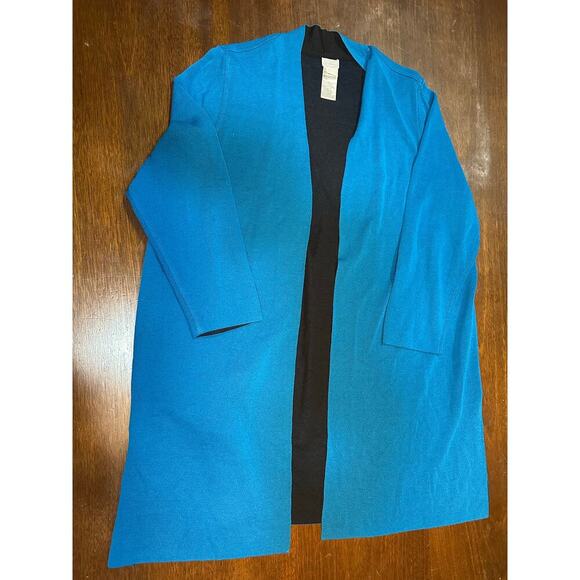 Chicos Travelers Open Front Cardigan Women 3/ XL Cruise Resort Beach Spring Trip - Picture 1 of 10